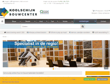 Tablet Screenshot of bouwcenterkoolschijn.nl